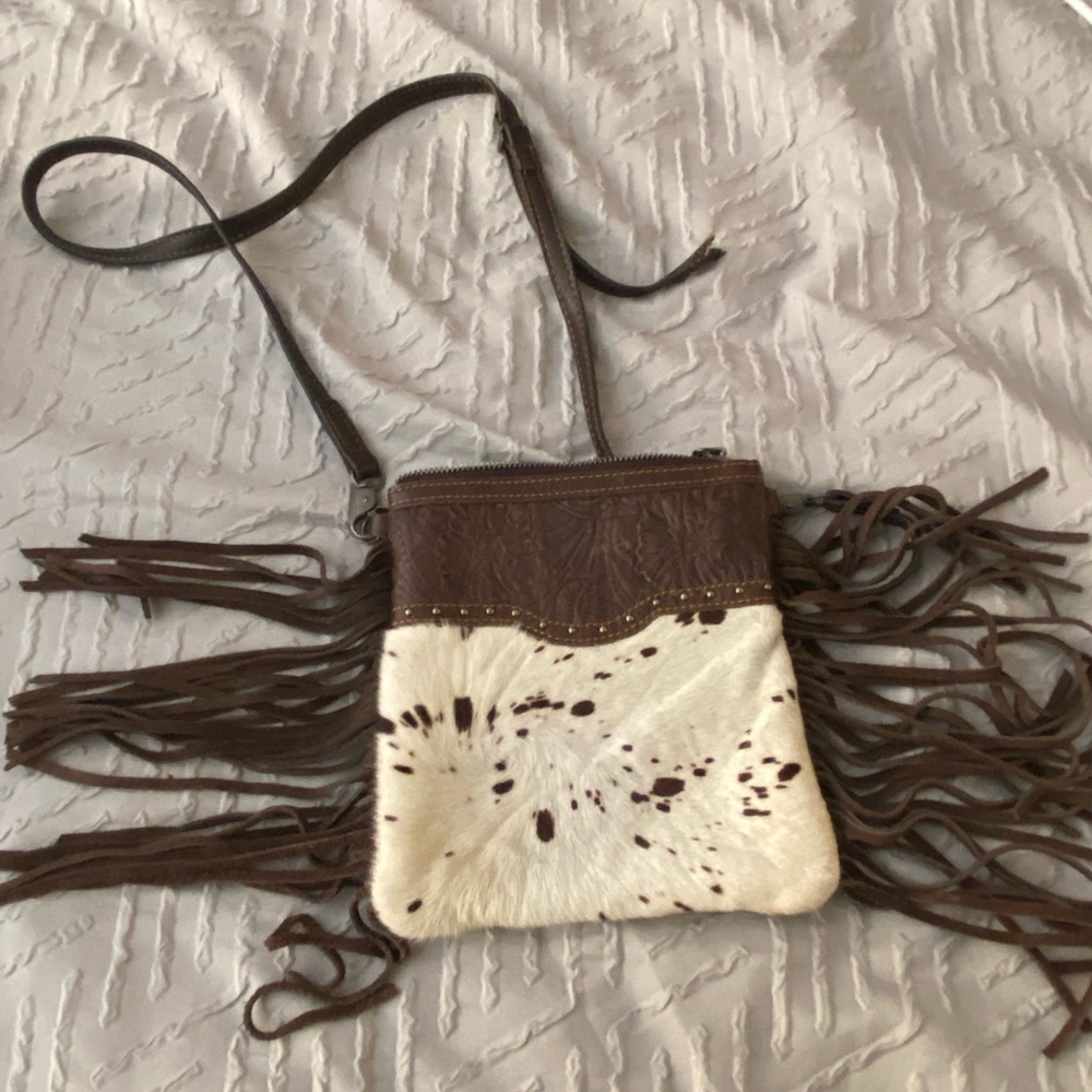 Small fringe purse